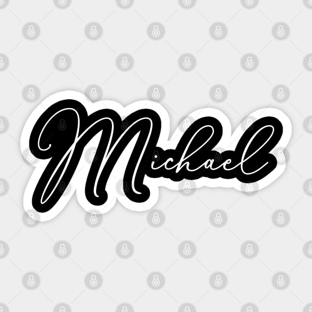 Michael Sticker by CreativeShirt